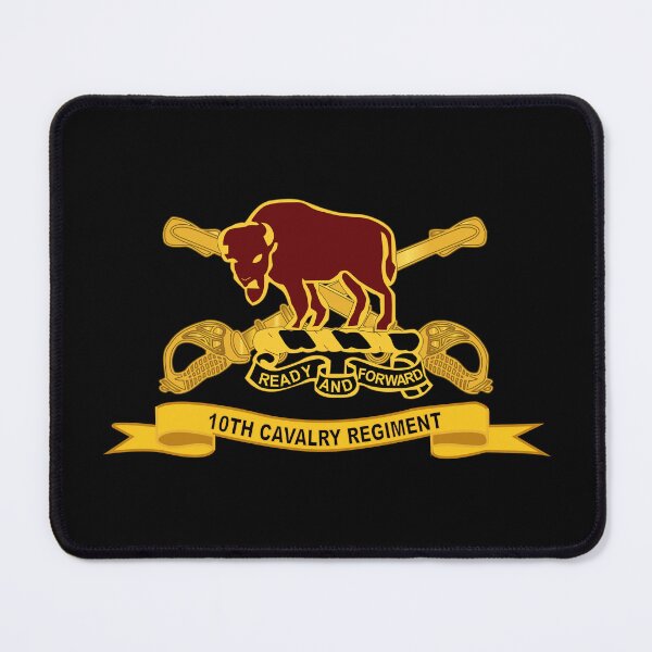 Item preview, Army  - 10th Cavalry Regiment w Br - Ribbon designed and sold by Military Insignia Products.