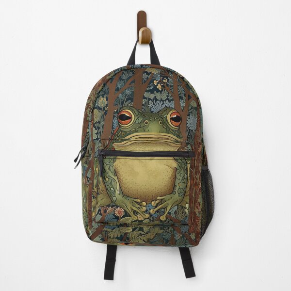 Item preview, Elegant frog art nouveau bohemian boho woodland forest designed and sold by hollycooper.