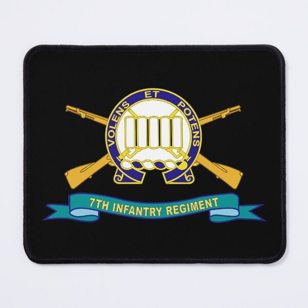 Item preview, Army - 7th Infantry Regiment w Br - Ribbon X 300 designed and sold by Military Insignia Products.