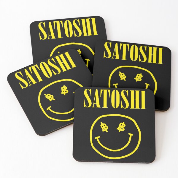 Item preview, Jack Dorsey Satoshi TShirt - Nirvana Smiley Bitcoin Tribute designed and sold by LightningSale.
