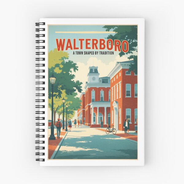 Item preview, Walterboro SC College Town  – Retro Travel Art designed and sold by bobparduephoto.