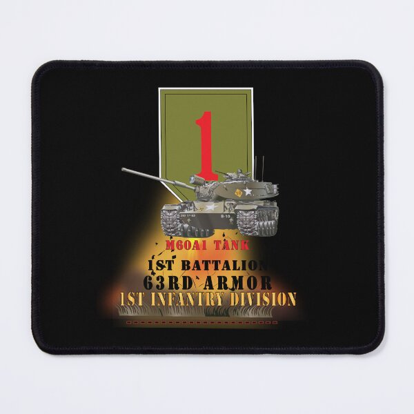 Item preview, Army - 1st Bn 63rd Armor - 1st Inf Div - M60A1 Tank X 300 designed and sold by Military Insignia Products.