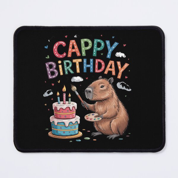 Item preview, Cappy Birthday Capybara Lovers Girl Boy Happy Birthday Party 2 designed and sold by angolinnArt.
