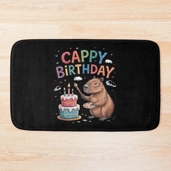 Item preview, Cappy Birthday Capybara Lovers Girl Boy Happy Birthday Party 2 designed and sold by angolinnArt.