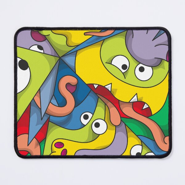 Item preview, Color Tiles #25 - Colorful creatures in a square designed and sold by liquid-print.