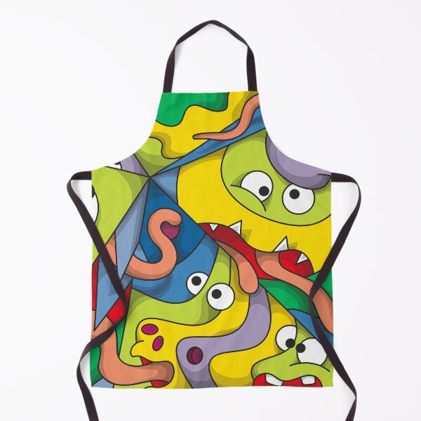 Item preview, Color Tiles #25 - Colorful creatures in a square designed and sold by liquid-print.