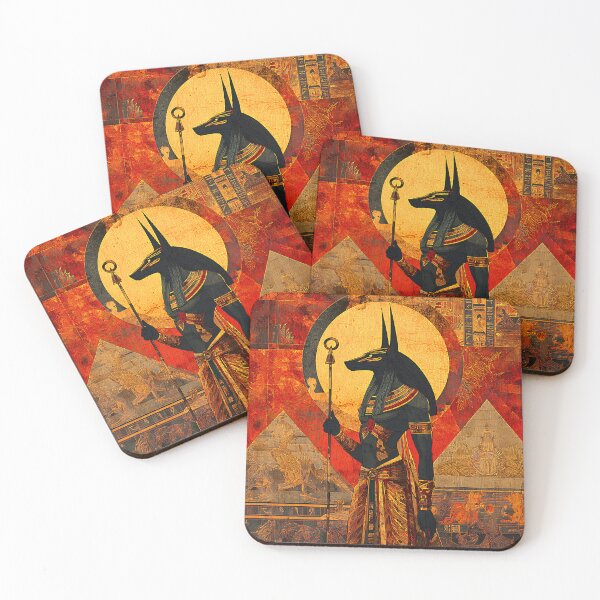 Item preview, Set, Lord of the Red Land | Egyptian God of Chaos & Power Wall Art  designed and sold by Stoneflower-Art.