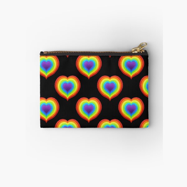 Item preview, Fuzzy Rainbow Hearts designed and sold by Rasmenia.
