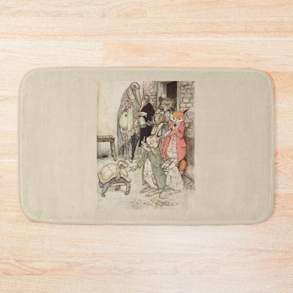 Item preview, Arthur Rackham - Aesop's Fables 1912 - Hare & the Tortoise designed and sold by Grand Illusions.