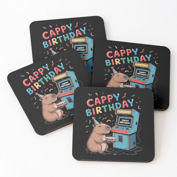 Item preview, Cappy Birthday Capybara Lovers Girl Boy Happy Birthday Party T1 designed and sold by angolinnArt.