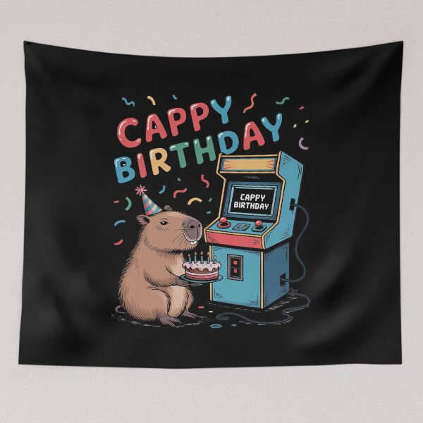 Item preview, Cappy Birthday Capybara Lovers Girl Boy Happy Birthday Party T1 designed and sold by angolinnArt.