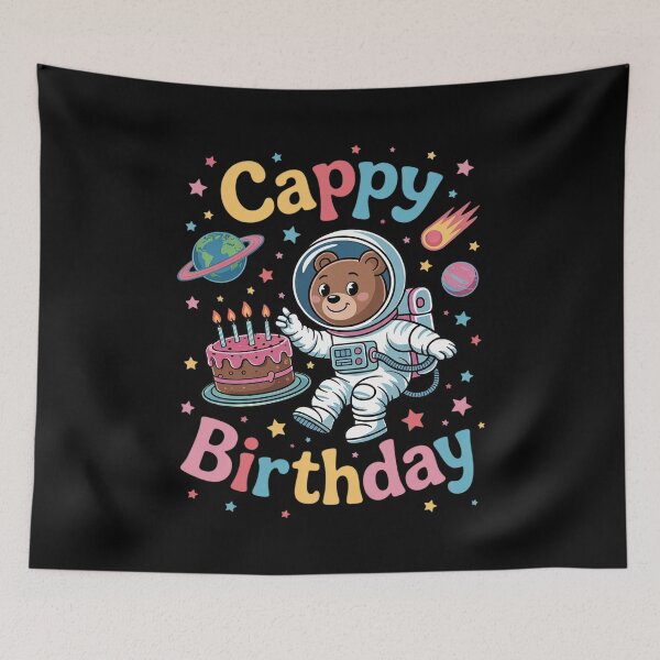 Item preview, Cappy Birthday Capybara Lovers Girl Boy Happy Birthday Party T2 designed and sold by joyouartArt.