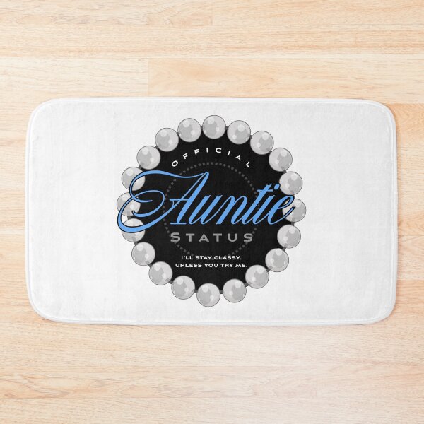 Item preview, Auntie Status (blue) designed and sold by Kipepeo Design Ltd..