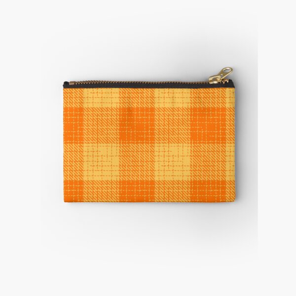 Item preview, Light and Dark Orange Crosshatch Plaid Gingham Design  designed and sold by PatternTitan.