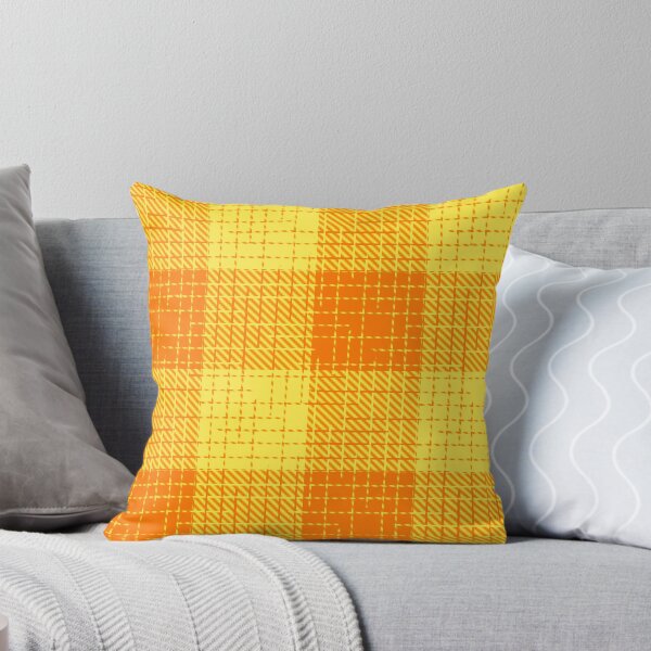 Item preview, Orange and Yellow Crosshatch Plaid Gingham Design  designed and sold by PatternTitan.