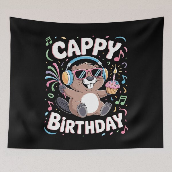 Item preview, Cappy Birthday Capybara Lovers Girl Boy Happy Birthday Party T23 designed and sold by angolinnArt.