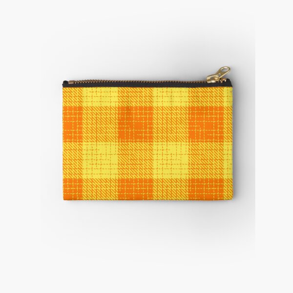 Item preview, Orange and Yellow Crosshatch Plaid Gingham Design  designed and sold by PatternTitan.