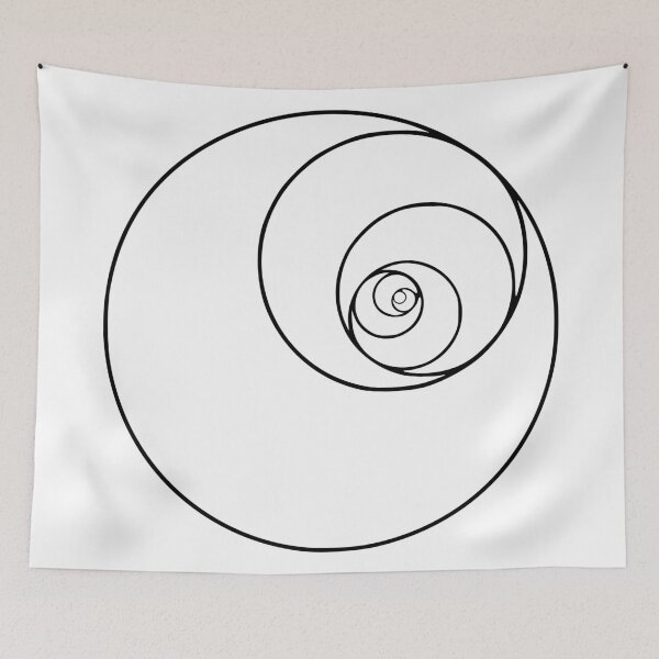Item preview, fibonscci circle designed and sold by sweetb3rry.
