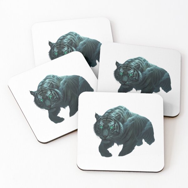 Item preview, Abyssal Tiger of the Shadowed Forest – Dark Fantasy Wildlife designed and sold by NeoTeeFusion.