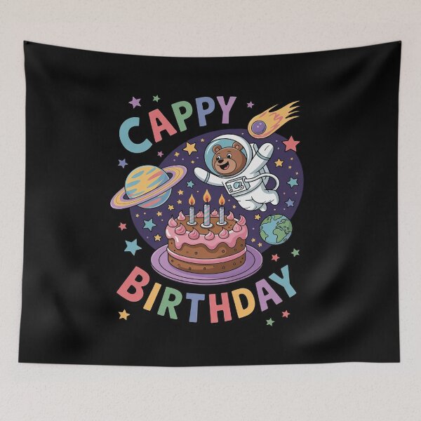 Item preview, Cappy Birthday Capybara Lovers Girl Boy Happy Birthday Party  designed and sold by angolinnArt.
