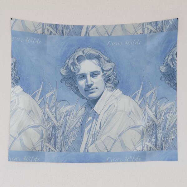 Item preview, Oscar Wilde portrait designed and sold by Filologica.
