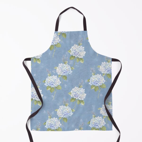 Item preview, Powder Blue Hydrangea Watercolor Florals designed and sold by VibeShift Studio.