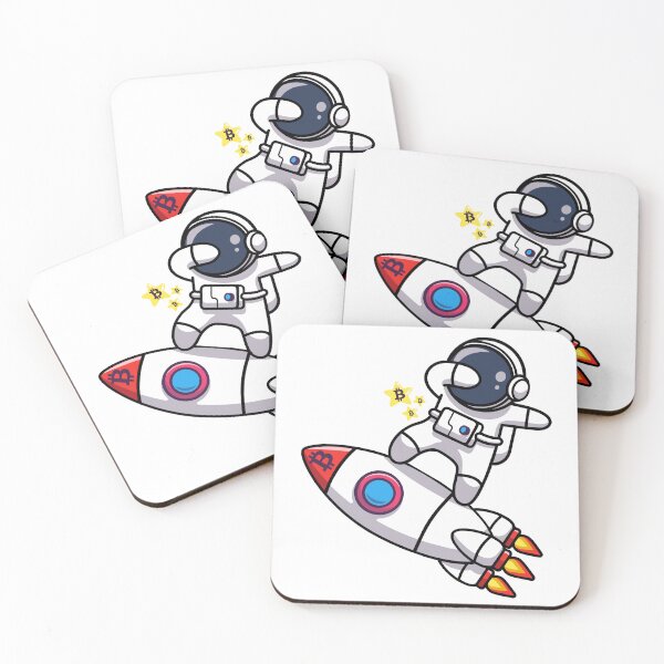 Item preview, Bitcoin To The Moon Dab Astronaut on Rocket - BTC HODL Spaceman Design designed and sold by LightningSale.