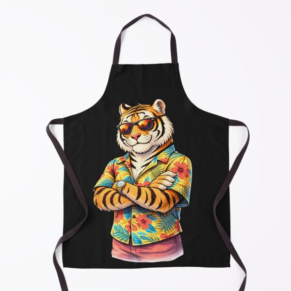 Item preview, Confident Street Tiger – Cool Urban Streetwear Cartoon Illustration designed and sold by ColorSplash123.