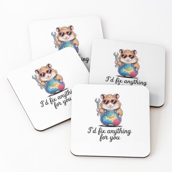 Item preview, Hamster Mechanic Love – I’d Fix Anything for You designed and sold by DigitalArtByNow.