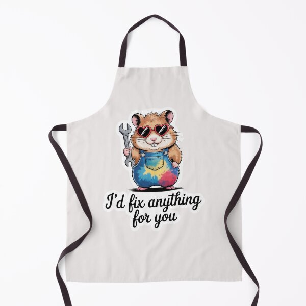Item preview, Hamster Mechanic Love – I’d Fix Anything for You designed and sold by DigitalArtByNow.