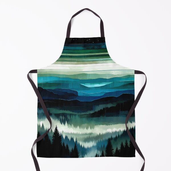 Item preview, The Forests Beneath the Emerald Sky | Peaceful Nature Wall Decor designed and sold by Stoneflower-Art.