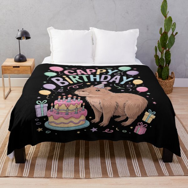 Item preview, Cappy Birthday Capybara Party designed and sold by joyouartArt.