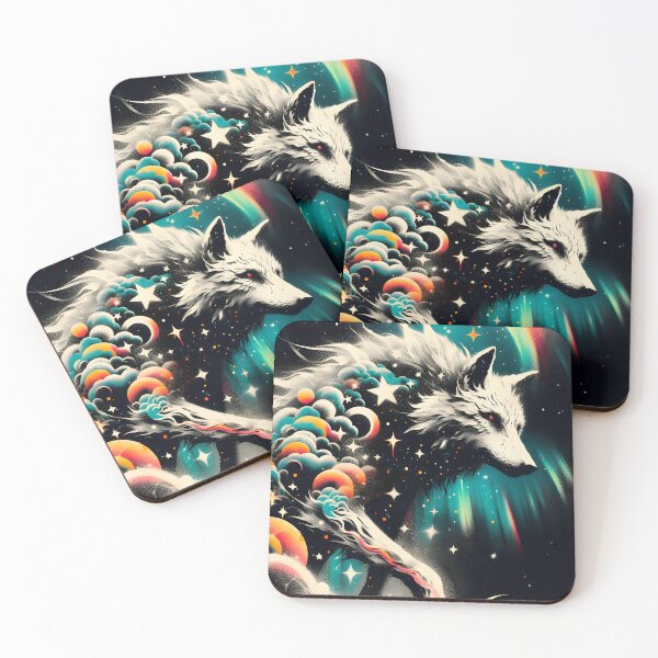 Item preview, Northern Lights Wolf, Ai Generated Art  designed and sold by ACC .
