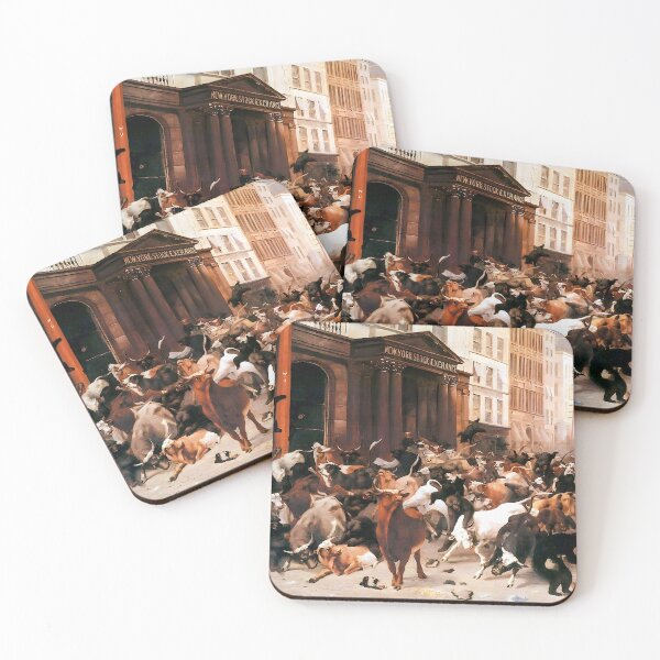 Item preview, Bulls and Bears in the Market designed and sold by Jon-Baran.