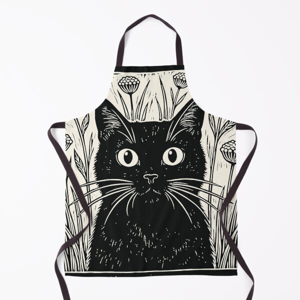 Item preview, Black Cat Vintage Floral Folklore Cottagecore designed and sold by Y-Vibes.