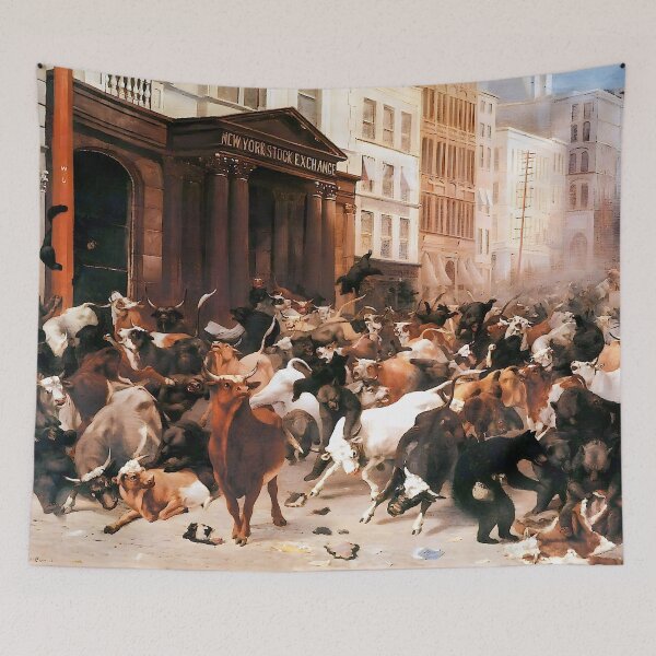 Item preview, Bulls and Bears in the Market designed and sold by Jon-Baran.