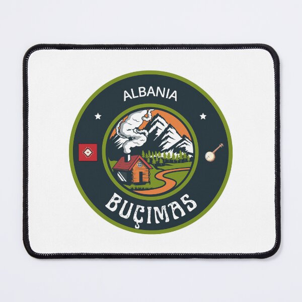 Item preview, Buçimas Albania | Green Travel Emblem designed and sold by World Designs.