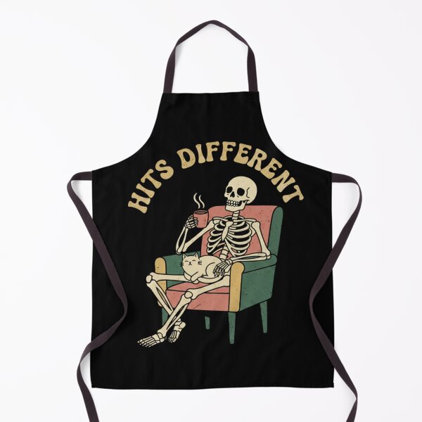 Item preview, Hits Different – Relaxed Skeleton Dark Humor designed and sold by TinyJoy Studio.
