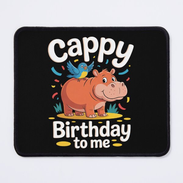 Item preview, Cappy Birthday To Me Capy Birthday 6 designed and sold by joyouartArt.