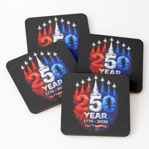 Item preview, Military Jet Planes Forming Two Hundred Fifty Years Anniversary With Color Smoke designed and sold by Serene woods.