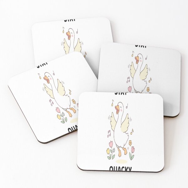 Item preview, Cute Dancing Duck – Funny Duck Vibes Illustration designed and sold by wearlyy.