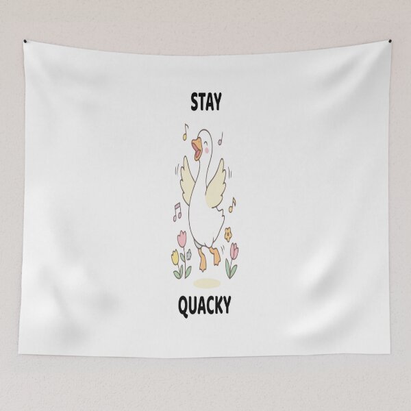 Item preview, Cute Dancing Duck – Funny Duck Vibes Illustration designed and sold by wearlyy.