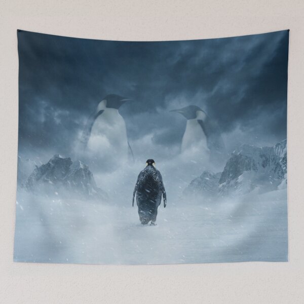 Item preview, Nihilistic Penguin Walking Into parents designed and sold by RamboDesign.
