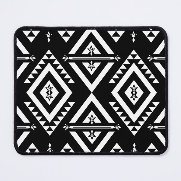Item preview, Modern ethnic pattern in black and white. designed and sold by Nengsang.