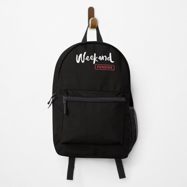Item preview, Weekend Pending – Work-Life Humor Typography Design designed and sold by Carftastic.