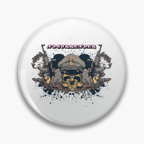 Item preview, No Surrender Tactical Skull - Military Rebel AK-47 Graphic Art designed and sold by snapifyprints.