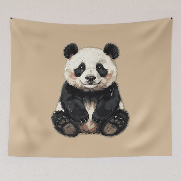 Item preview, Whispers of the Canvas: The Painted Panda designed and sold by T7xDesigns.