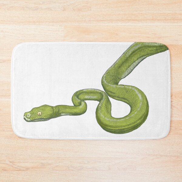 Item preview, Green snake designed and sold by margo-k.