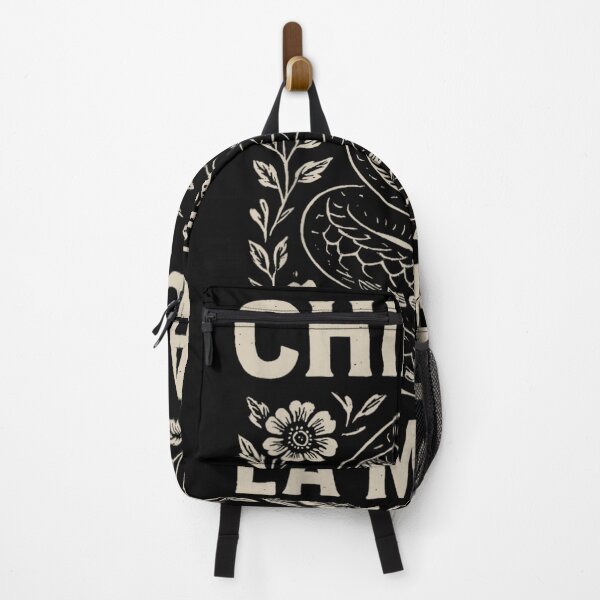 Item preview, Chinga La Migra Snake Floral Tattoo Style Vintage Mexican Protest Art designed and sold by SaboCollita.
