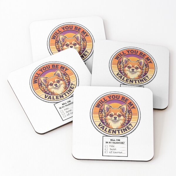 Item preview, Adorable Watercolor Retro Chihuahua – Valentine’s Day Question designed and sold by M1234s.